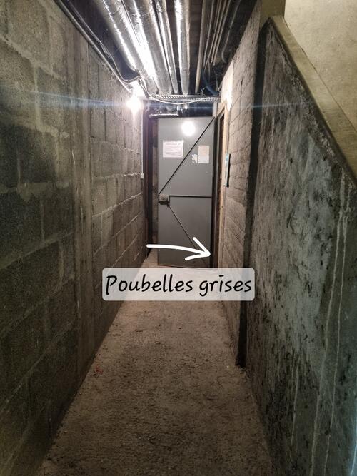 poubelles grises